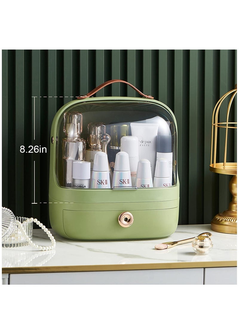 5 in 1 makeup organizer Box,skincare organizers ​with drawer，Waterproof, dustproof, make up organizers and storage drawers，Suitable for bathroom countertop, bedroom dresser