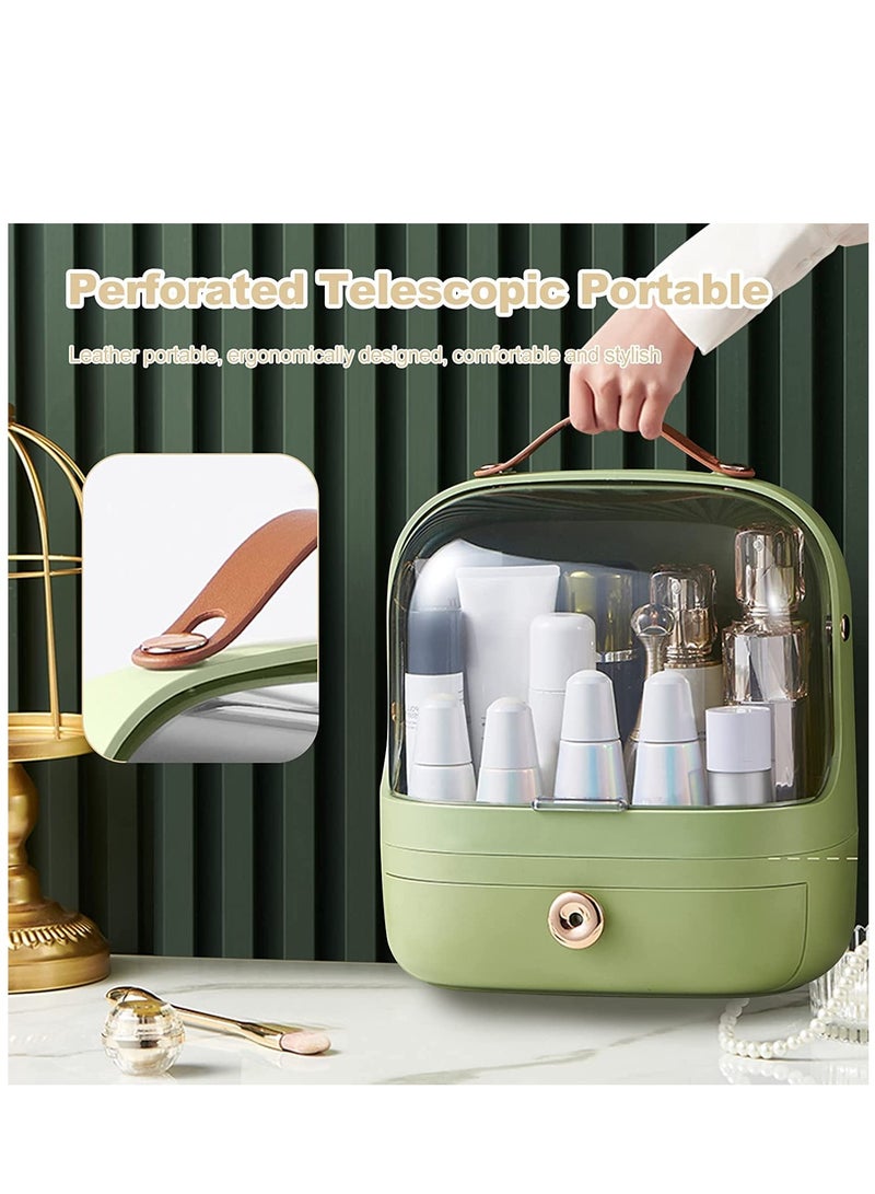 5 in 1 makeup organizer Box,skincare organizers ​with drawer，Waterproof, dustproof, make up organizers and storage drawers，Suitable for bathroom countertop, bedroom dresser