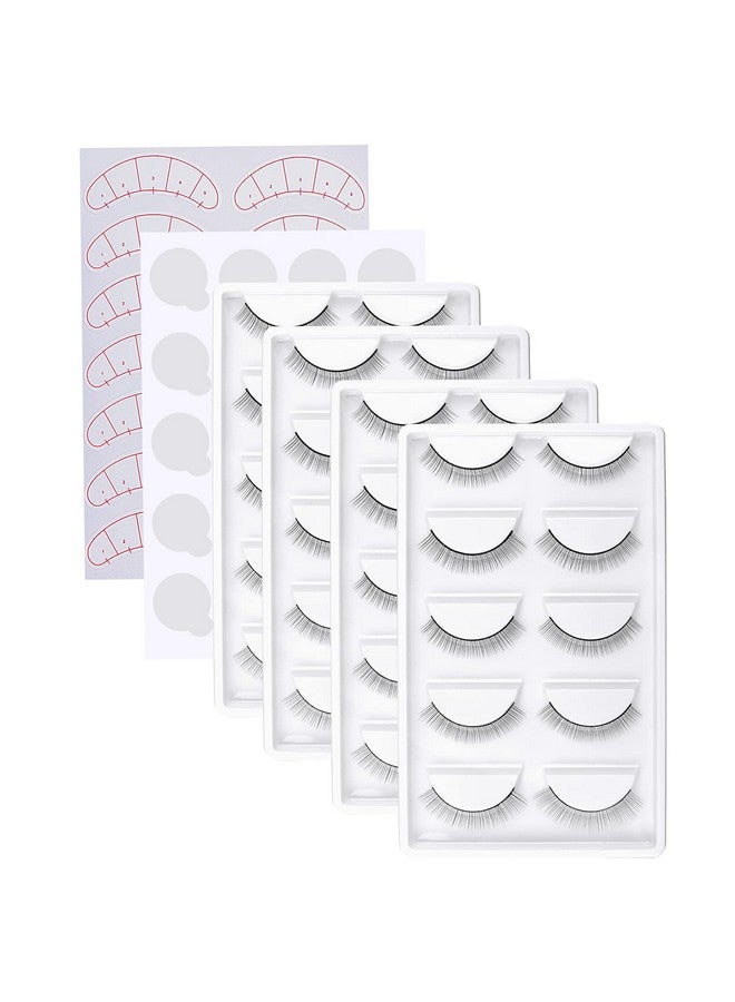 20 Paris Practice Eyelashes For Lash Extensions Suppliestraining Lashes Selfadhesive Practice Lashes For Training Eyelash Extension Makeup Beginners…