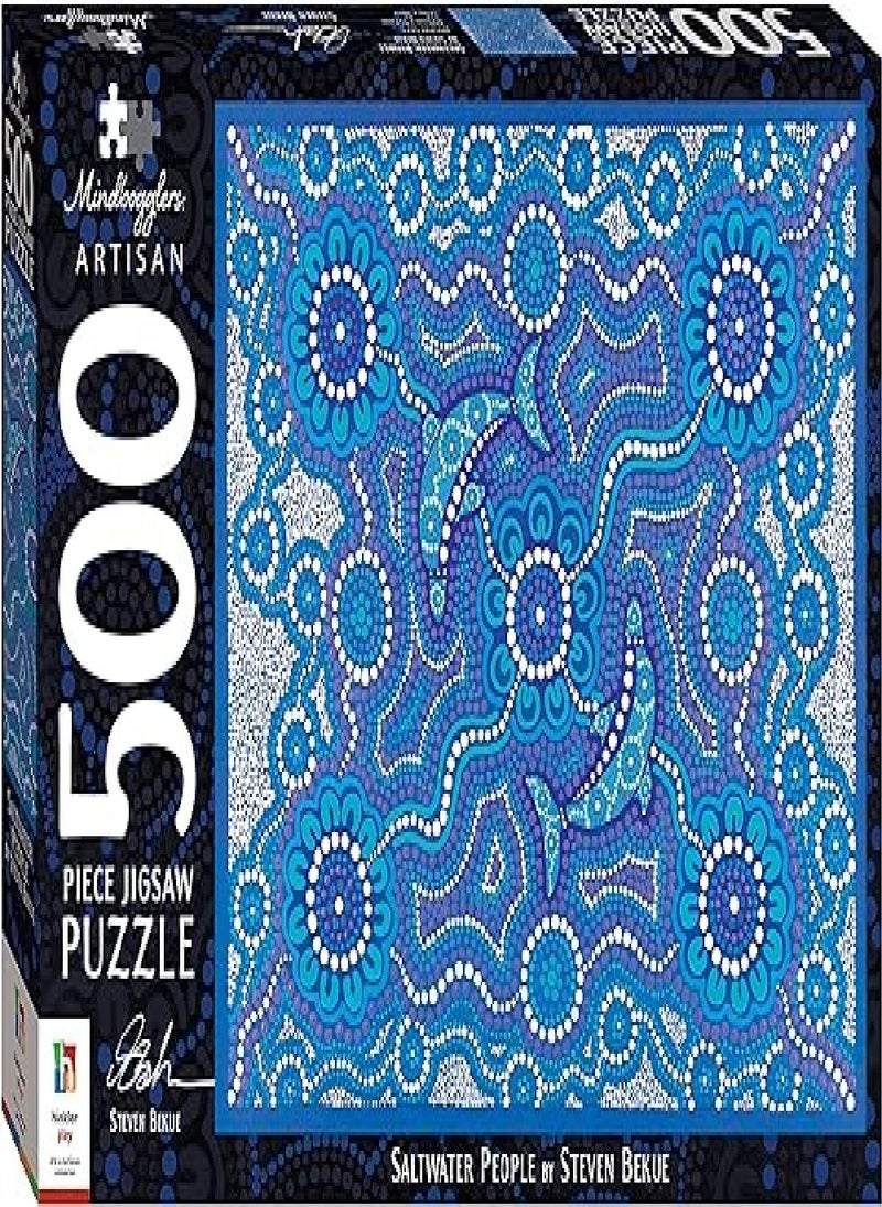 Hinkler Mindbogglers Artisan 500 Pieces Jigsaw Saltwater People