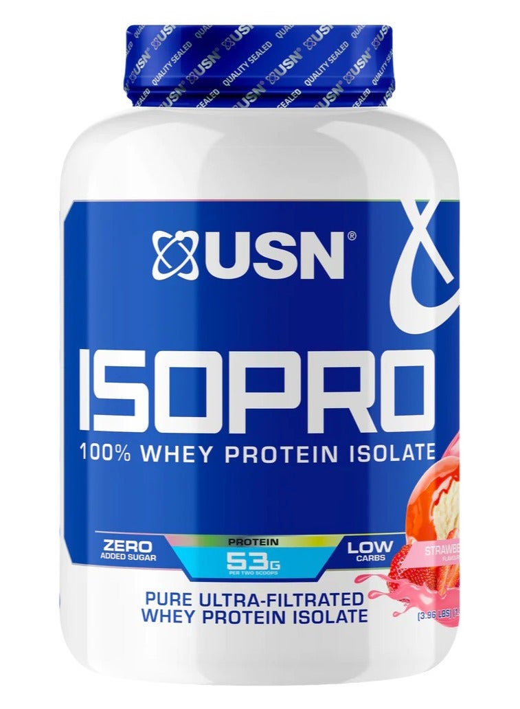 USN ISOPRO 1.8kg Strawberry Flavor 60 Serving