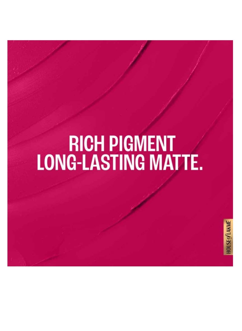 LAKMÉ Cushion Matte Lipstick Pink Petal 4.5g