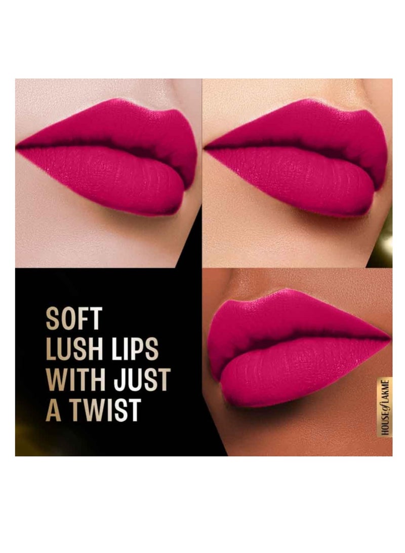 LAKMÉ Cushion Matte Lipstick Pink Petal 4.5g