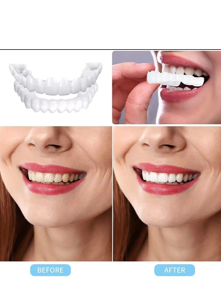 Adjustable Snap On Dentures, Temporary Teeth Repair Kit Correct Denture Alignment For Temporary Teeth Replacement