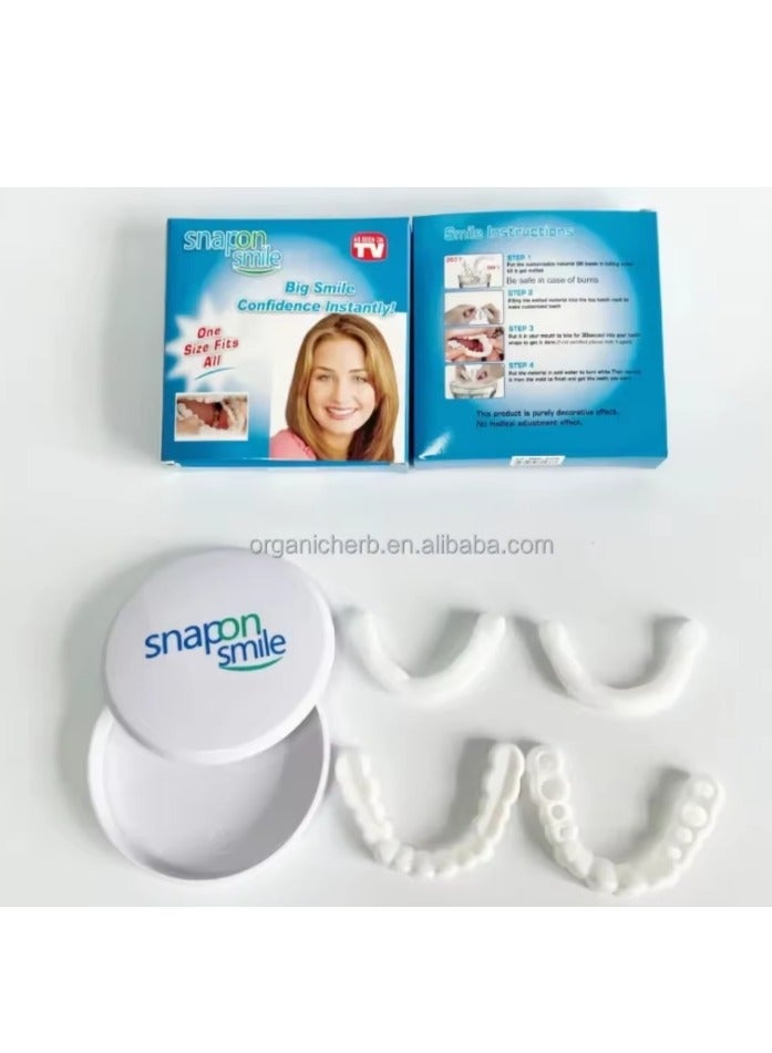 Adjustable Snap On Dentures, Temporary Teeth Repair Kit Correct Denture Alignment For Temporary Teeth Replacement