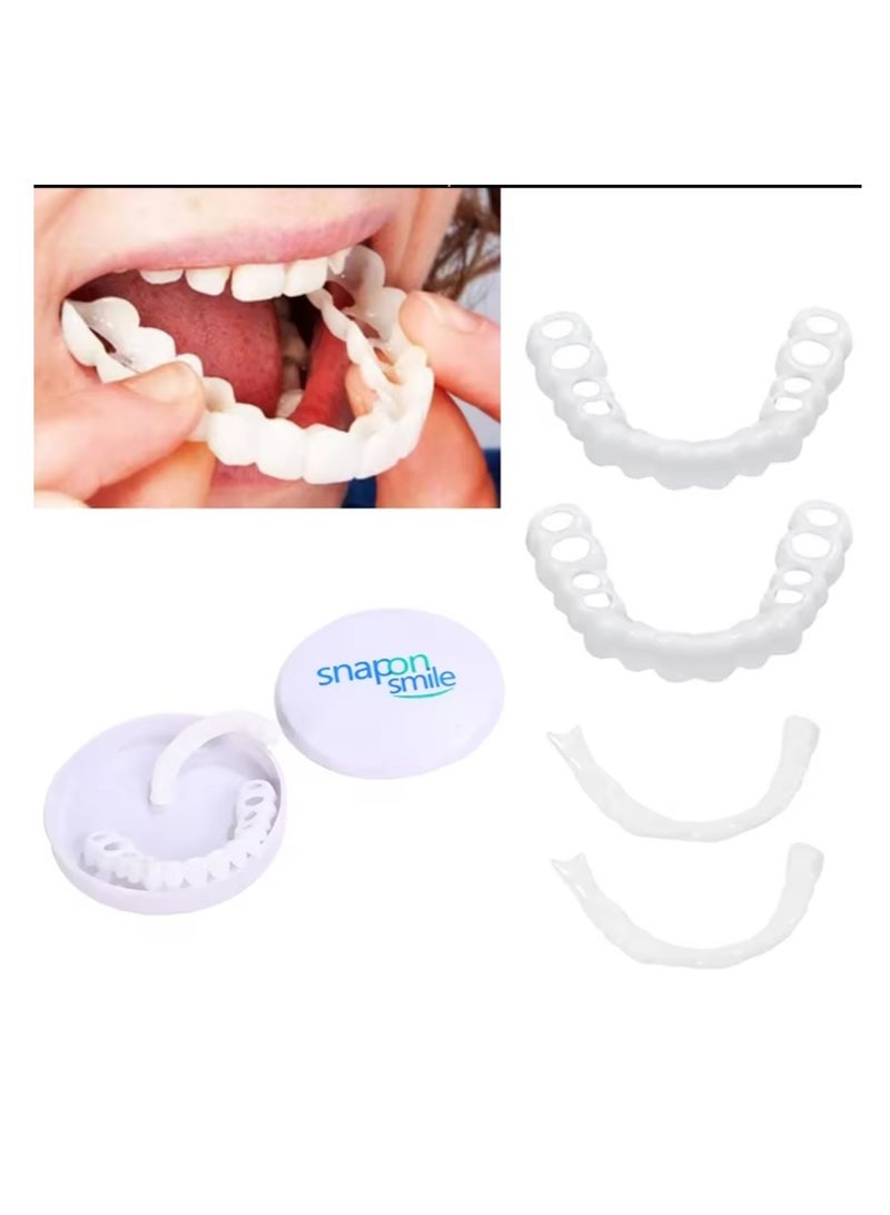 Adjustable Snap On Dentures, Temporary Teeth Repair Kit Correct Denture Alignment For Temporary Teeth Replacement