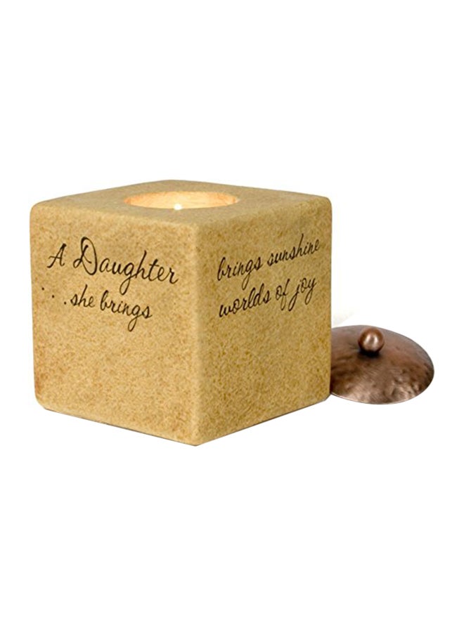 Square Candle Holder 3.5X3.5X3.5inch