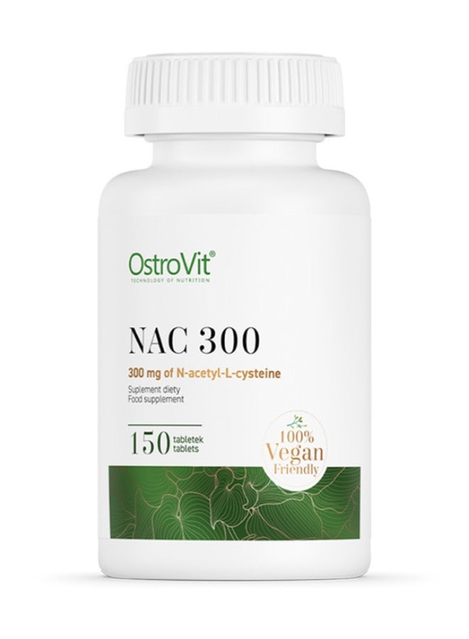 NAC 300 Food Supplement 150 Tablets 100gm