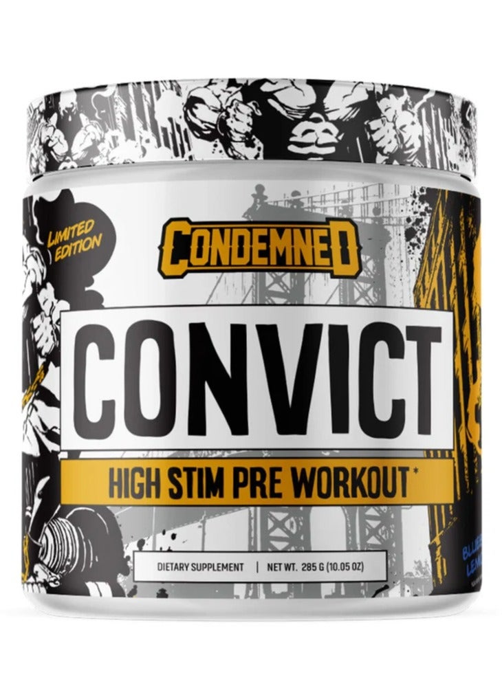 Condemned Convict Pre Workout Blueberry Lemonade