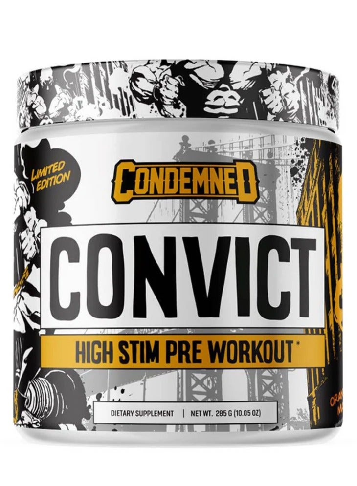 Condemned Convict Pre Workout Orange Mango