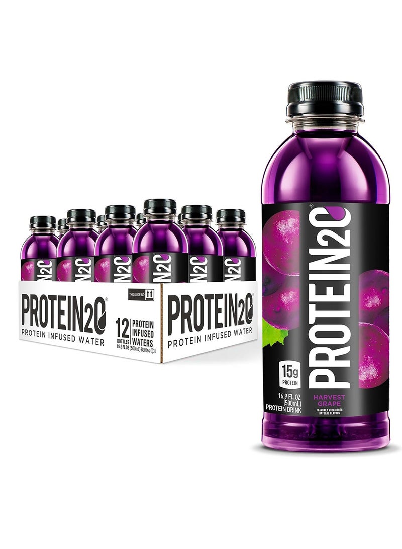 Protein2o Infused Water Harvest Grape 500ml Pack of 12