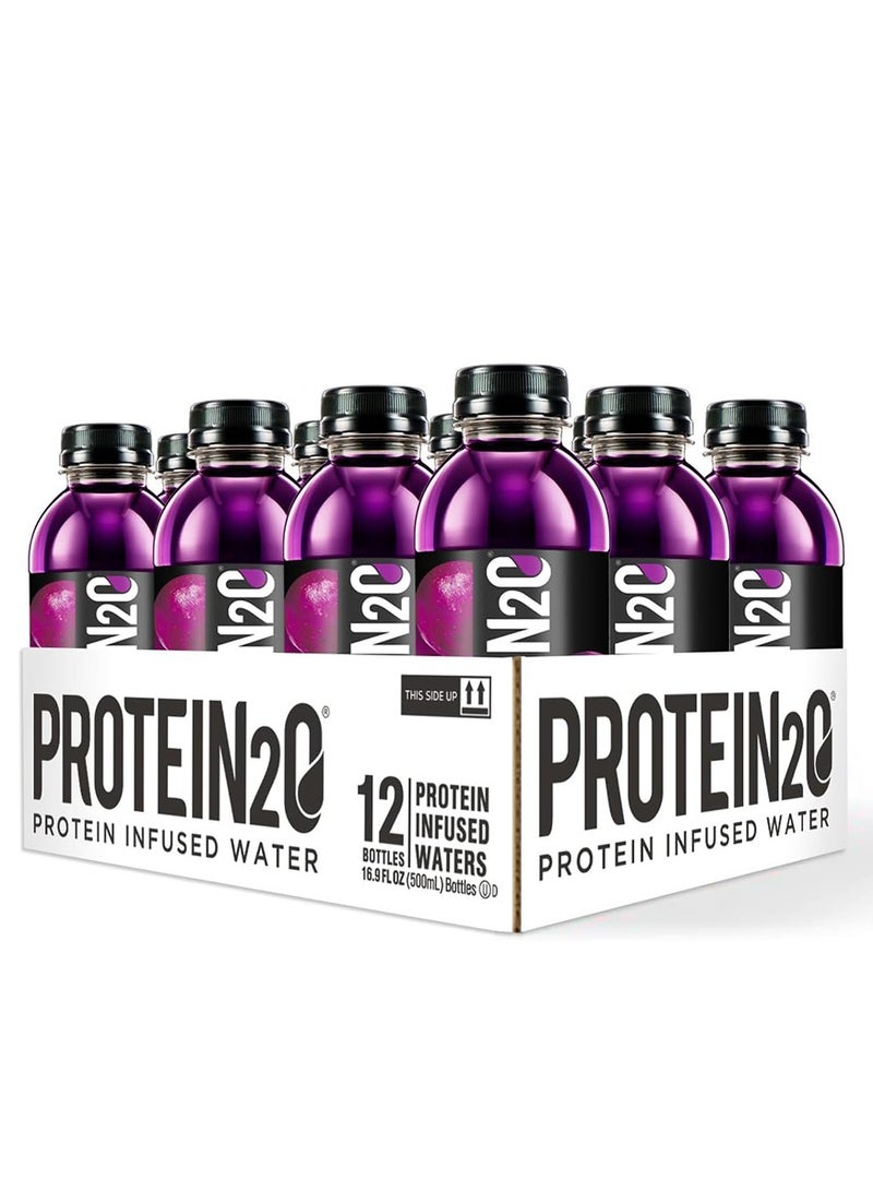 Protein2o Infused Water Harvest Grape 500ml Pack of 12