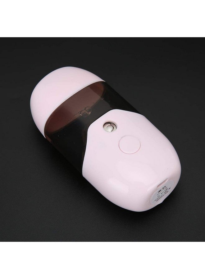 Nano Mister Nano Sprayer 50Ml Portable Handheld Usb Nano Facial Mister Facial Steamers For Skin Care Face Moisturizing Home Office Travel (Pink)