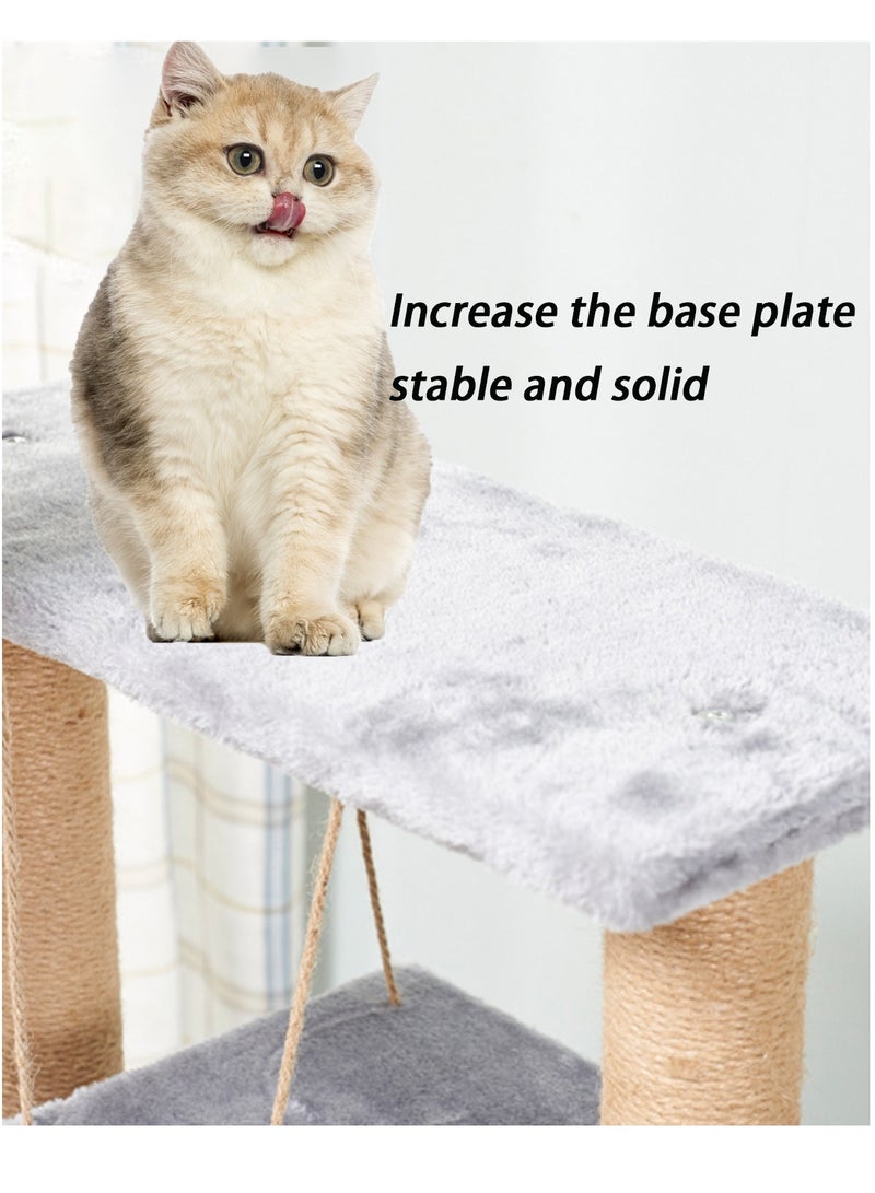 Cat Tree Cat Tower for Indoor Cats Activity Centre Cat Climbing Tree with Cat House Cat Toys Scratching Board Cat Scratching Post Cat Jumping Platform