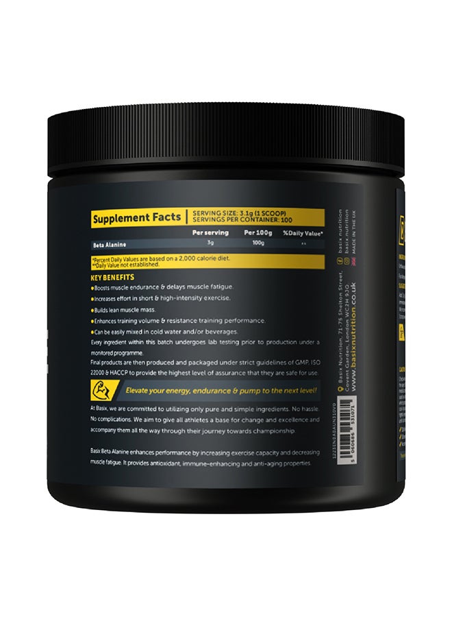 Beta Alanine Unflavoured 310G