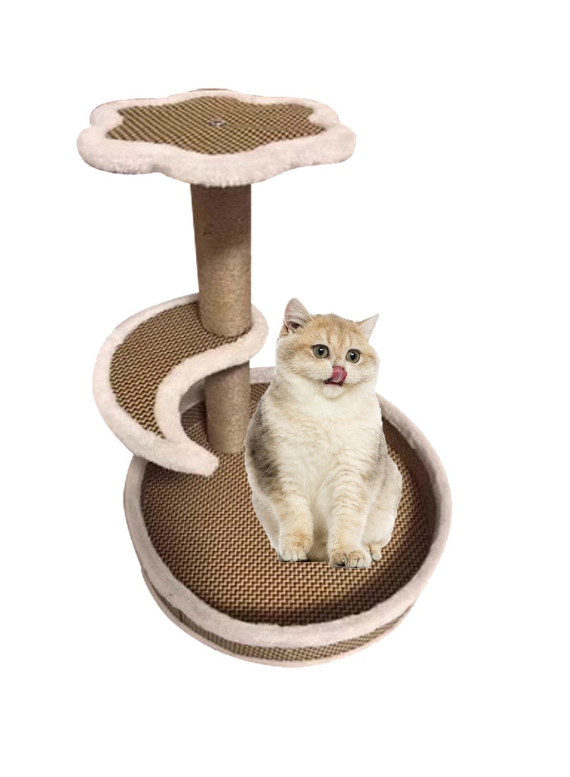 Cat Climbing Frame Cat Tree Cat House Cat Jumping Platform Cat Scratch Board Vertical Cat Apartment for Kittens