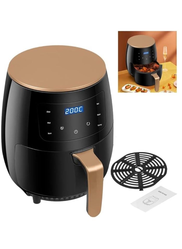 Silver Crest Multifunctional Digital Touch Air Fryer 6L 2400W Black