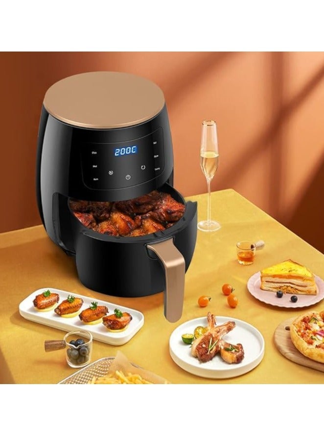 Silver Crest Multifunctional Digital Touch Air Fryer 6L 2400W Black