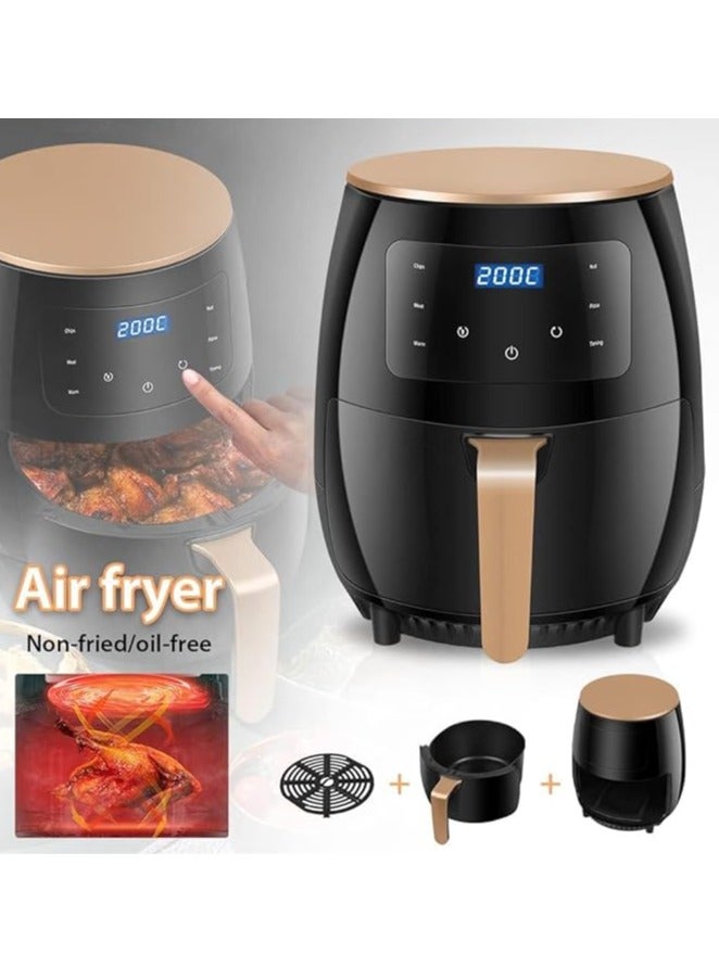 Silver Crest Multifunctional Digital Touch Air Fryer 6L 2400W Black