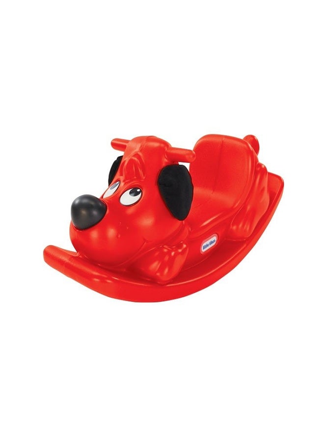 Little Tikes Rockin' Puppy in Red, Classic Indoor Outdoor Toddler Ride-on Toy