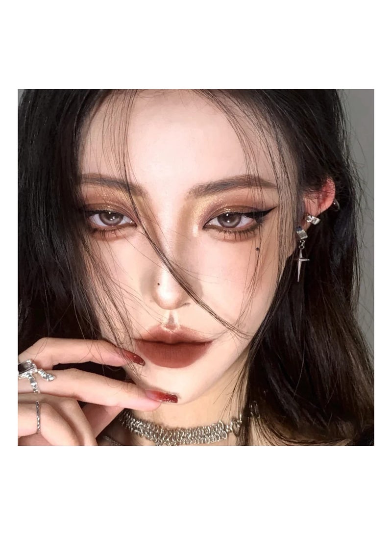 Highly Pigmented Eye Makeup Palette, 12 Colors Matte Shimmer Metallic Eyeshadow Pallet, Blendable Natural Colors Make Up Long Lasting Eye Shadows Cosmetics Gift Kit with Brush