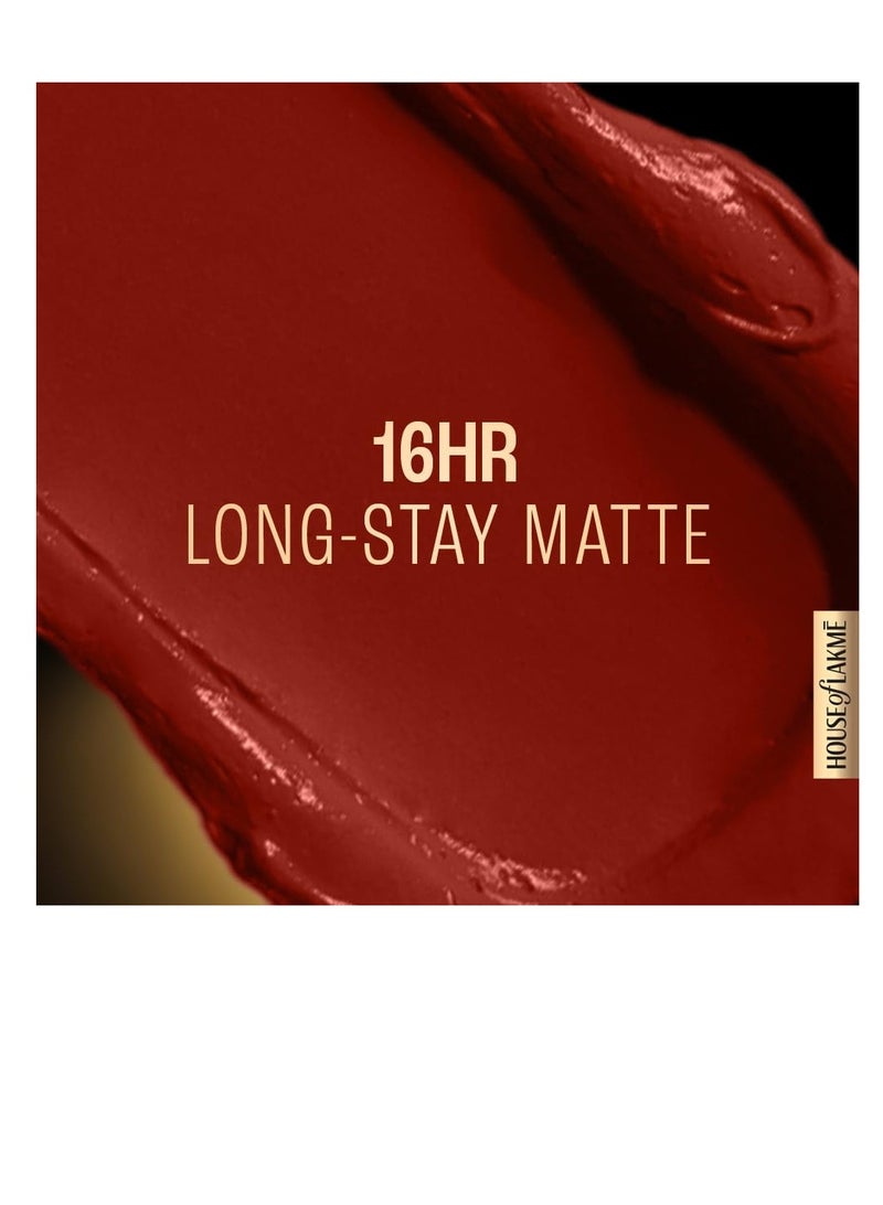 Lakme Forever Matte Liquid Lip Colour Red Cherry 5.6 ml