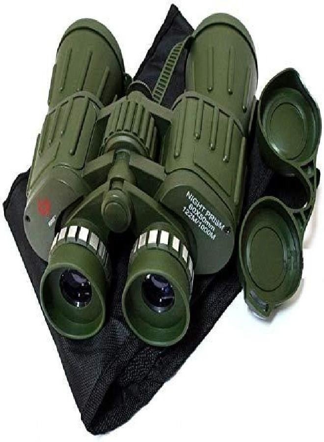 Perrini Day/Night 60X50 Military Army Binoculars Camouflage w/Pouch Hunting Camping