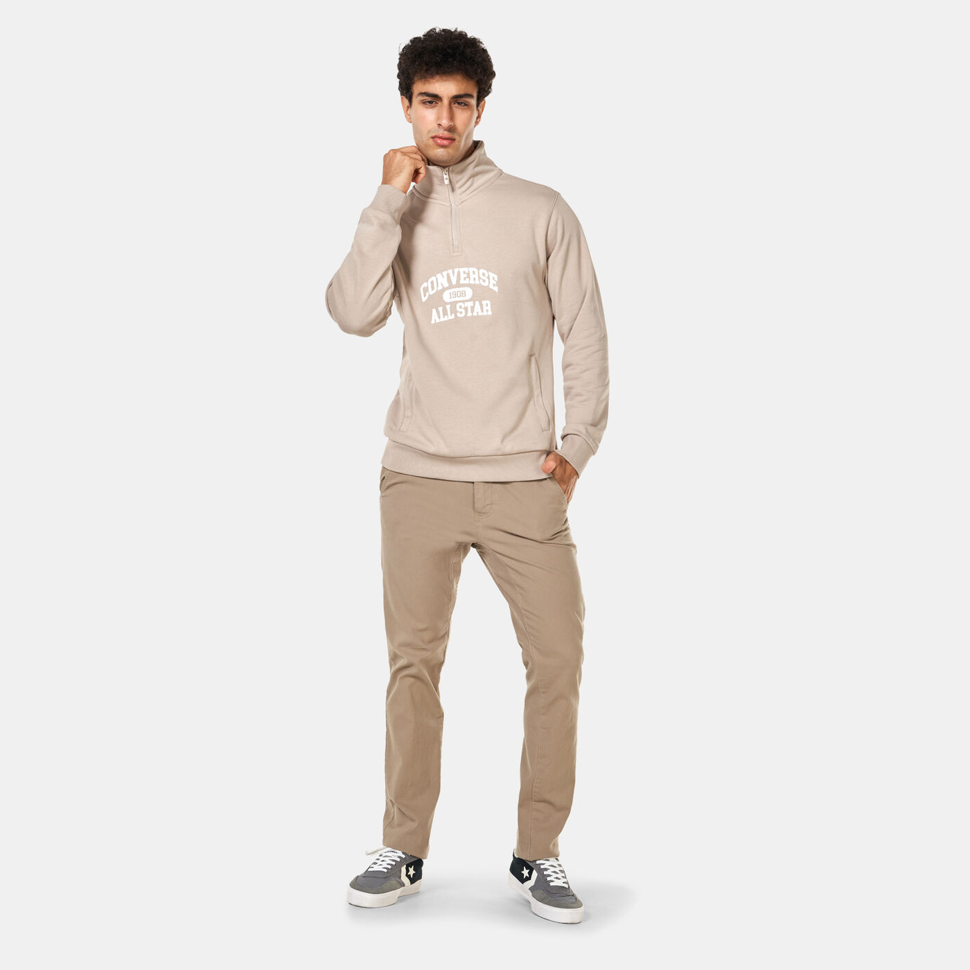 Men's Retro 1/4-Zip Sweatshirt