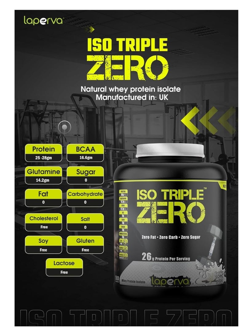 Laperva - Iso Triple Zero Whey Protein Isolate Next Generation, Spanish Latte, 4 LB