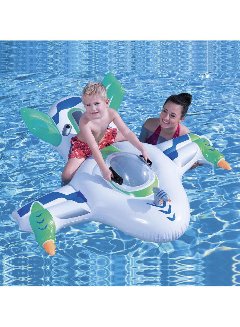 Baby Swimming Ring Inflatable,Kids Toddler Infant Swimming Float Pool Floaties Pool Ring with Seat Summer Outdoor Water Bath Toys Suitable for 1-6 Year Old Baby (Fighter)