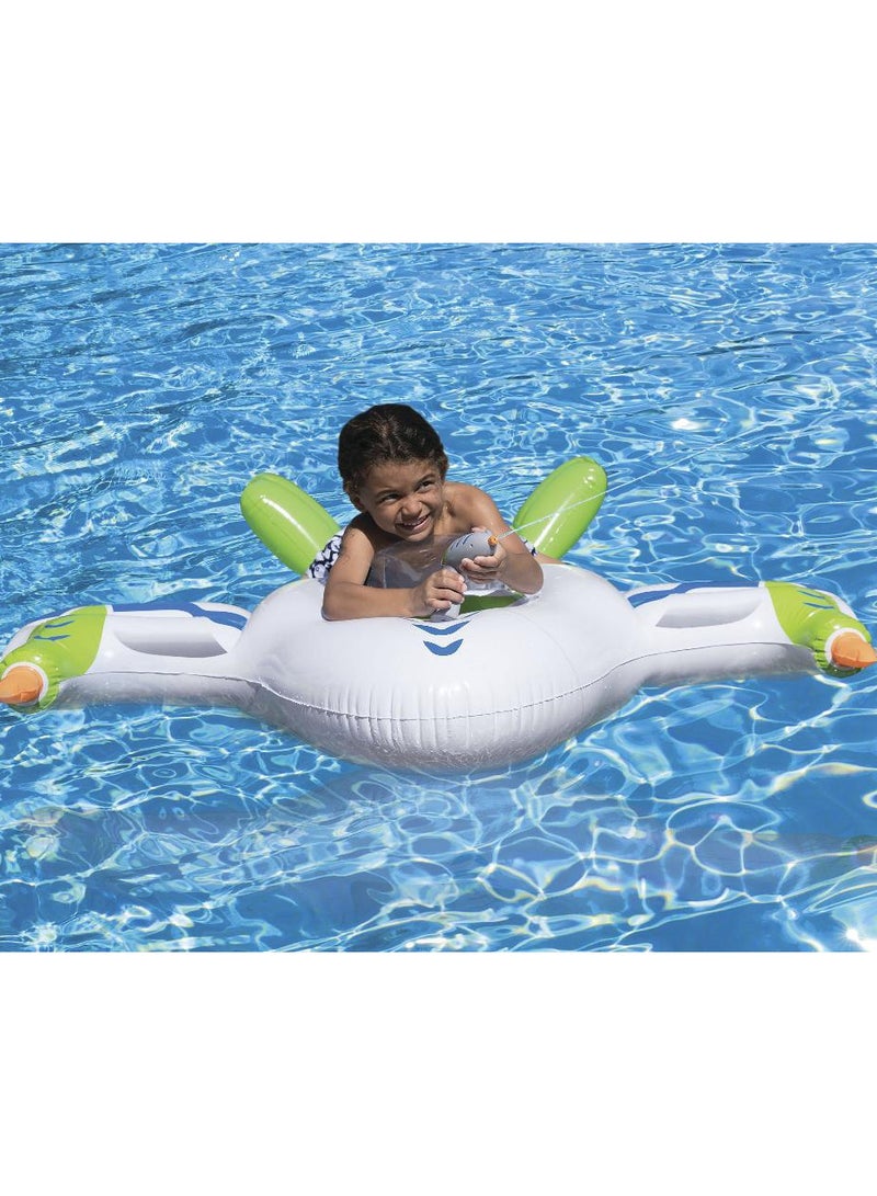 Baby Swimming Ring Inflatable,Kids Toddler Infant Swimming Float Pool Floaties Pool Ring with Seat Summer Outdoor Water Bath Toys Suitable for 1-6 Year Old Baby (Fighter)