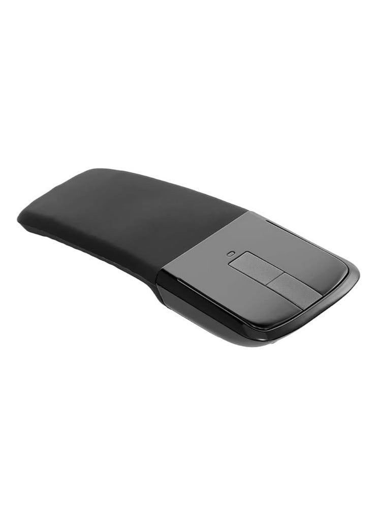 Wireless Foldable Arc Touch Gaming Mouse With USB Receiver, Soft Touch