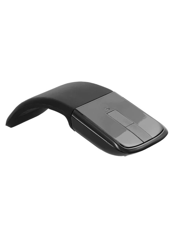 Wireless Foldable Arc Touch Gaming Mouse With USB Receiver, Soft Touch