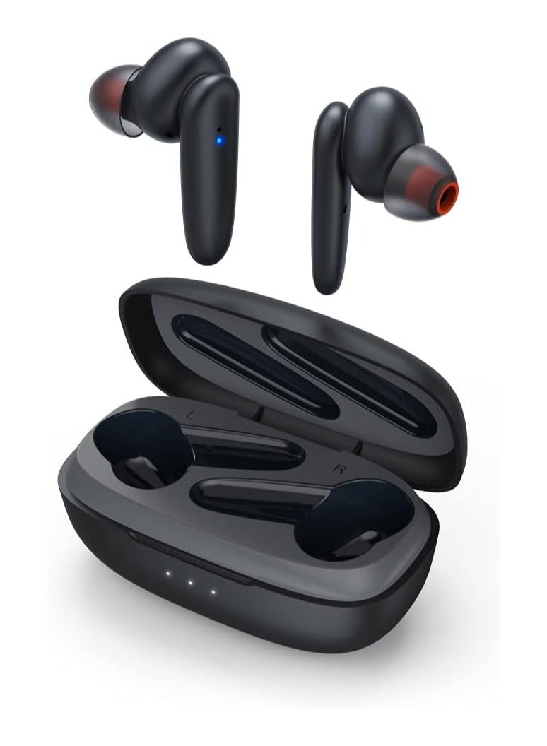 184078 Passion Clear Bluetooth ANC True Wireless Earbuds, Black