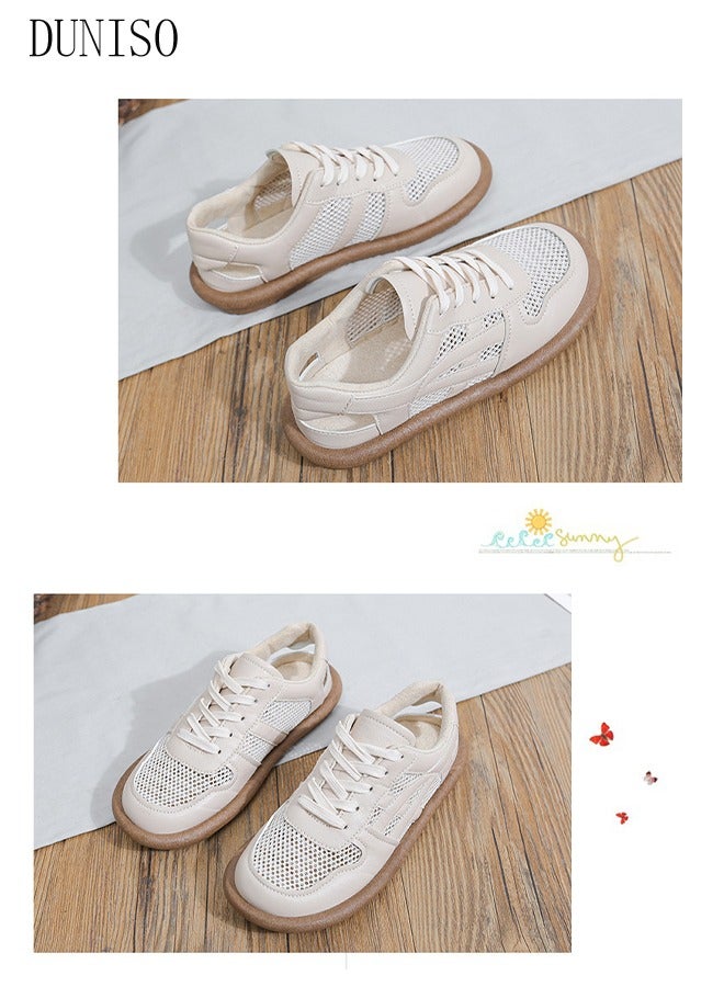 Men's Hiking Outdoor Close Toe Air Cushion Sneakers Lightweight Mesh Breathable Athletic Sport Walking Shoes For Summer Adventure Comfortable Outdoor Sport