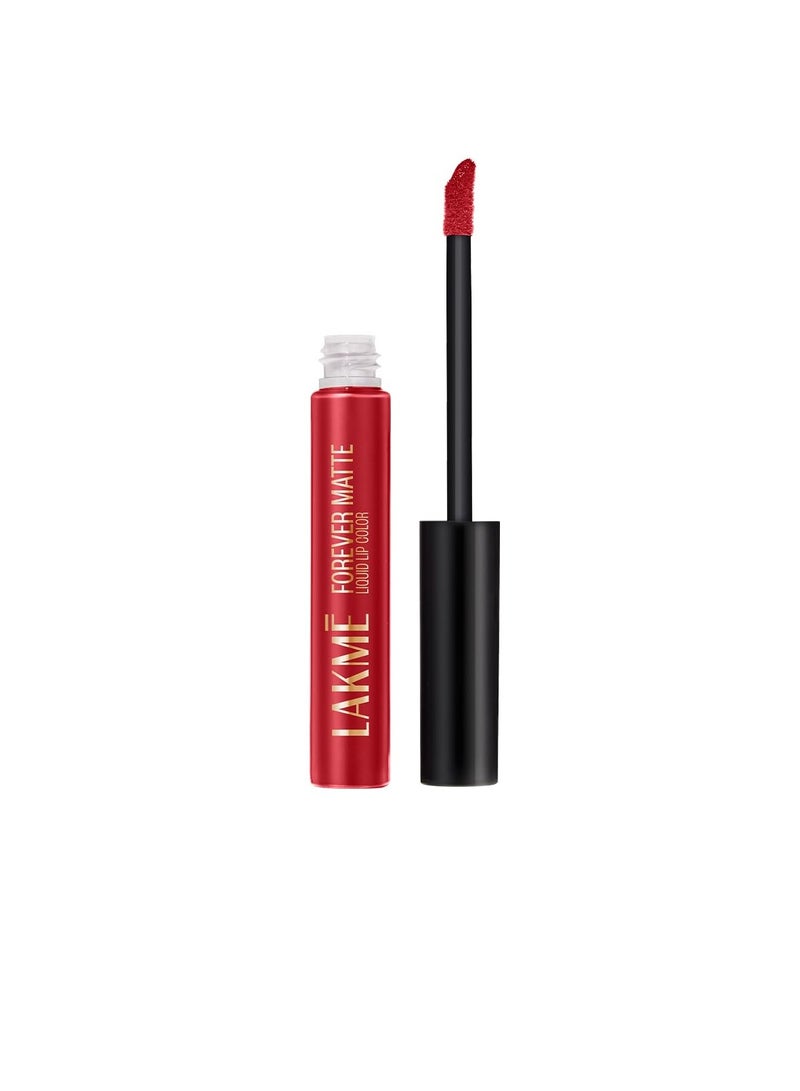 Lakmé Forever Matte Liquid Lip Colour Red Carpet 5.6 ml