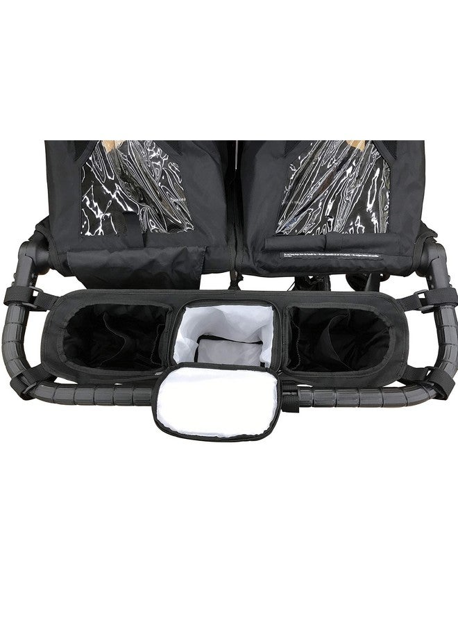 Double Stroller Organizer For Bob Duallie And Baby Jogger City Mini Gt With Purse