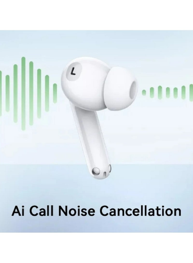 Enco Air 2 Pro WhiteTWS Earphone Bluetooth 5.2 Active Noise Cancelling Wireless Headphone 28H Battery Life White