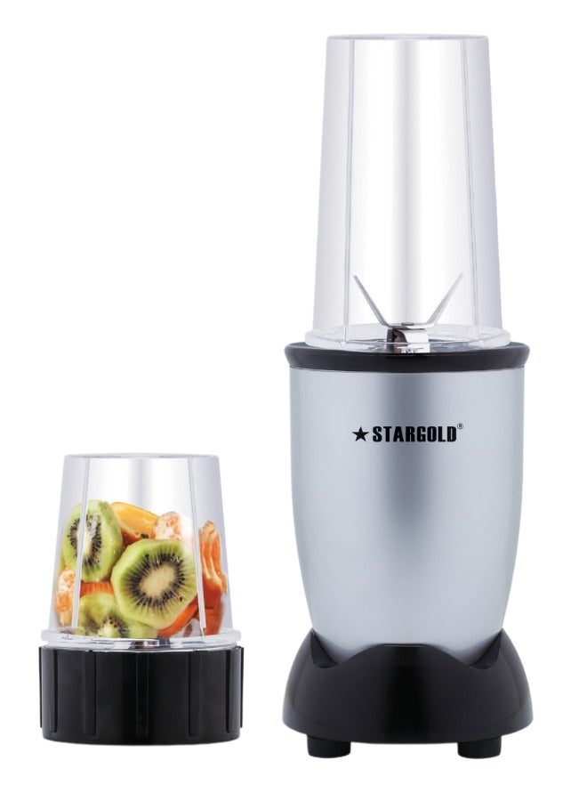 Countertop Blender 2 Piece 450W High Speed Motor With Razor Sharp Blades