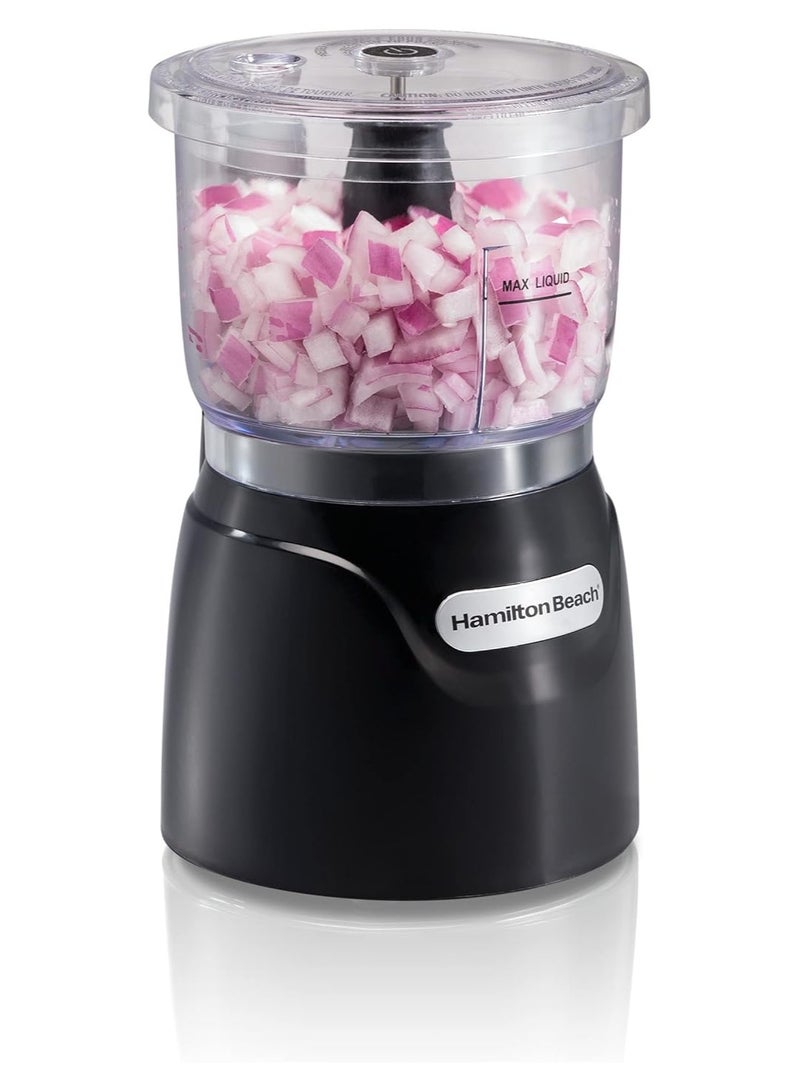 Food Chopper, 710 ml / 3 cup capacity, 350W, chop, puree, emulsify, easy cleaning with removable bowl and blade, cord wrap for easy storage, 72850-ME