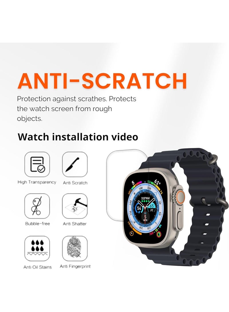 10Piece For Apple Watch Watch8 49mm HD Tempered Film