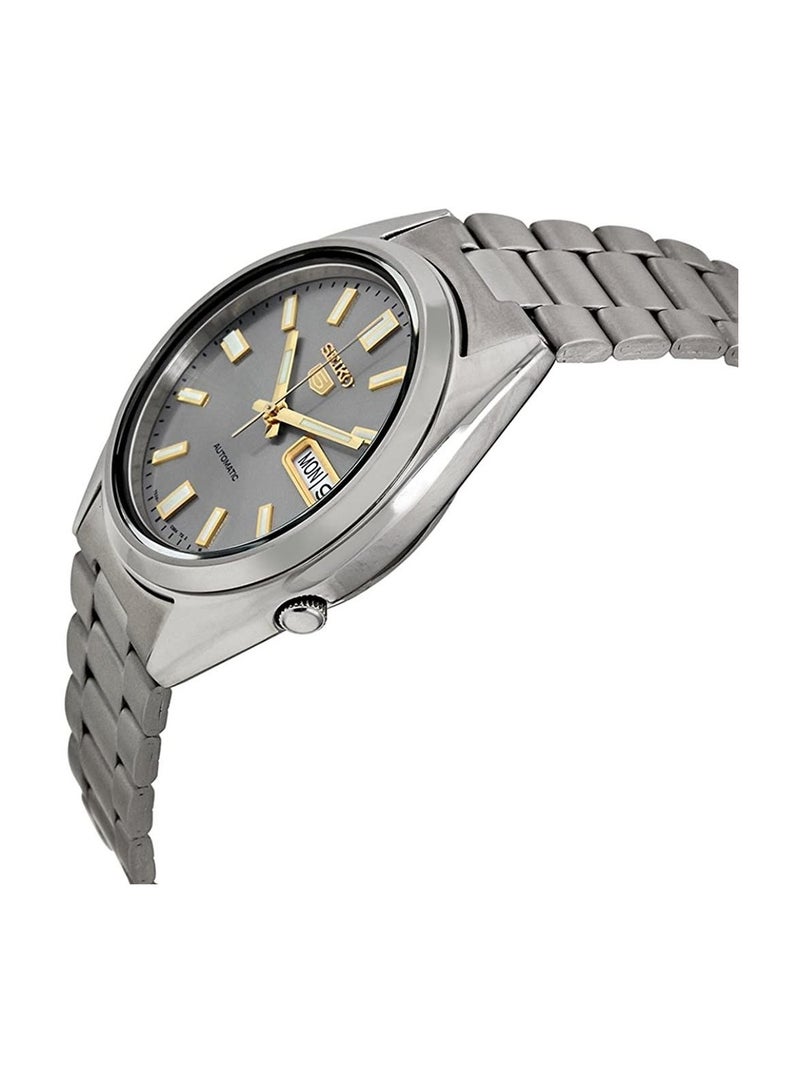 Seiko Men's 5 Automatic SNXS75K Silver Stainless-Steel Automatic Fashion Watch