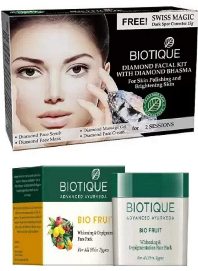 Diamond Facial Kit Fruit Face Pack (2 Items In The Set) (Pack Of 2)