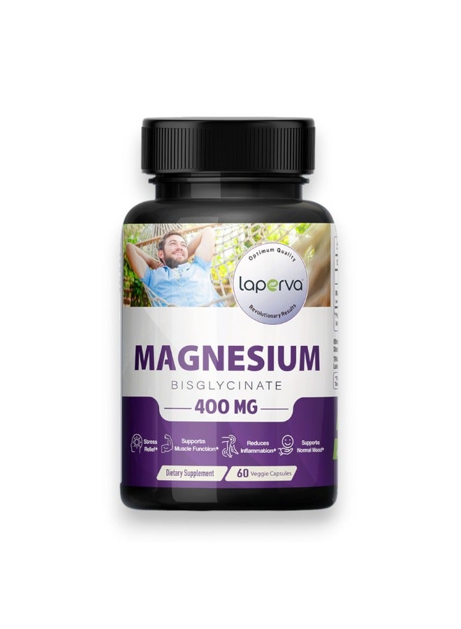 Magnesium Bisglycinate, 400mg, 60 Veggie Capsules