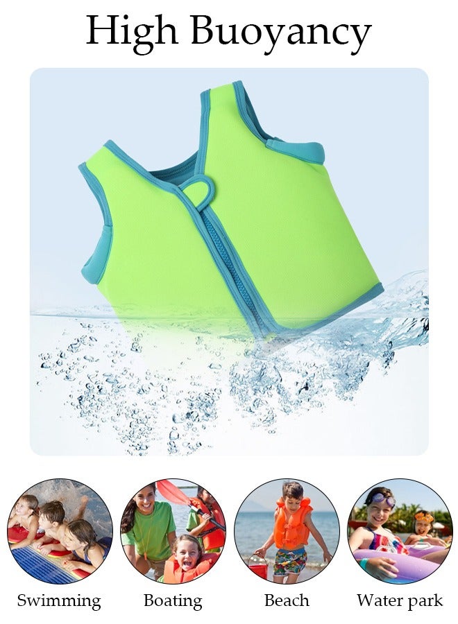 Kids Swim Vest Float Toddler Learn-to-Swim Floatation Jackets Training Vest for Boys Girls Swimwear Toddler Flotaties Swimming Pool Vest Suitable for Age 2 to 6 Years 7-15kg