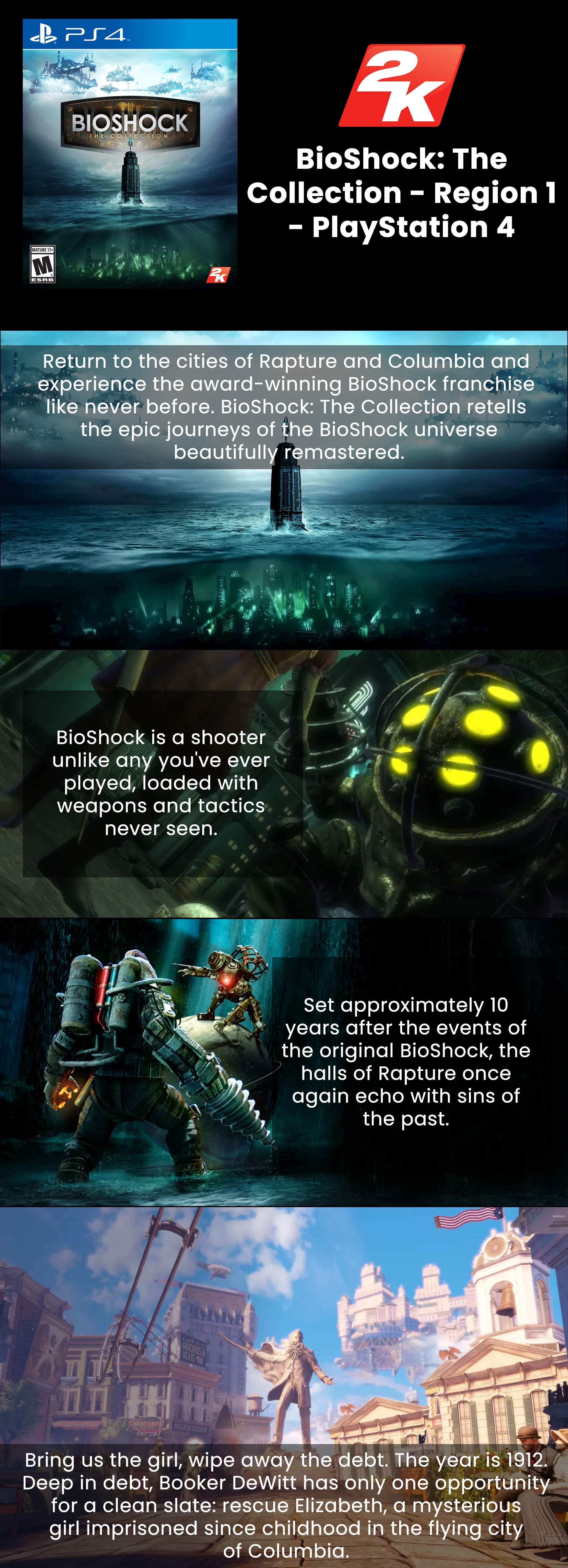 BioShock: The Collection (Intl Version) - Action & Shooter - PlayStation 4 (PS4)