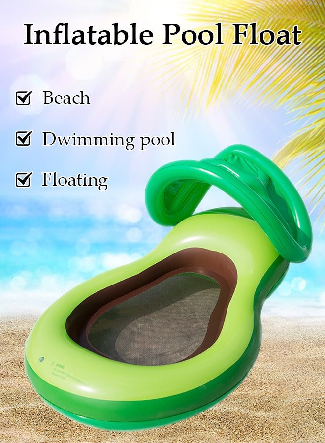 Pool Floats, Inflatable Pool Float Rafts for Men and Women, Water Inflatable Hole Floats Rafts Adult Swimming Pool Reclining Chair Float Bed, Cooling Pool Float Summer Party Floats