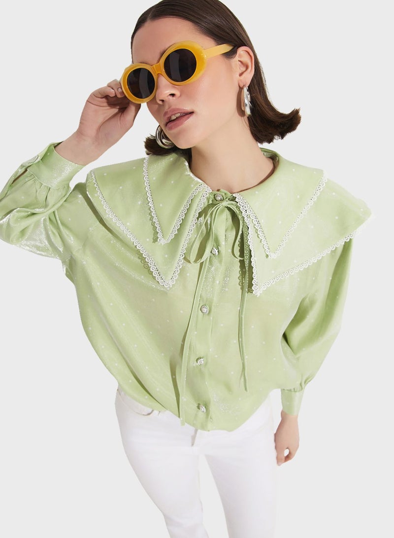 Baby Collar Button Down Shirt