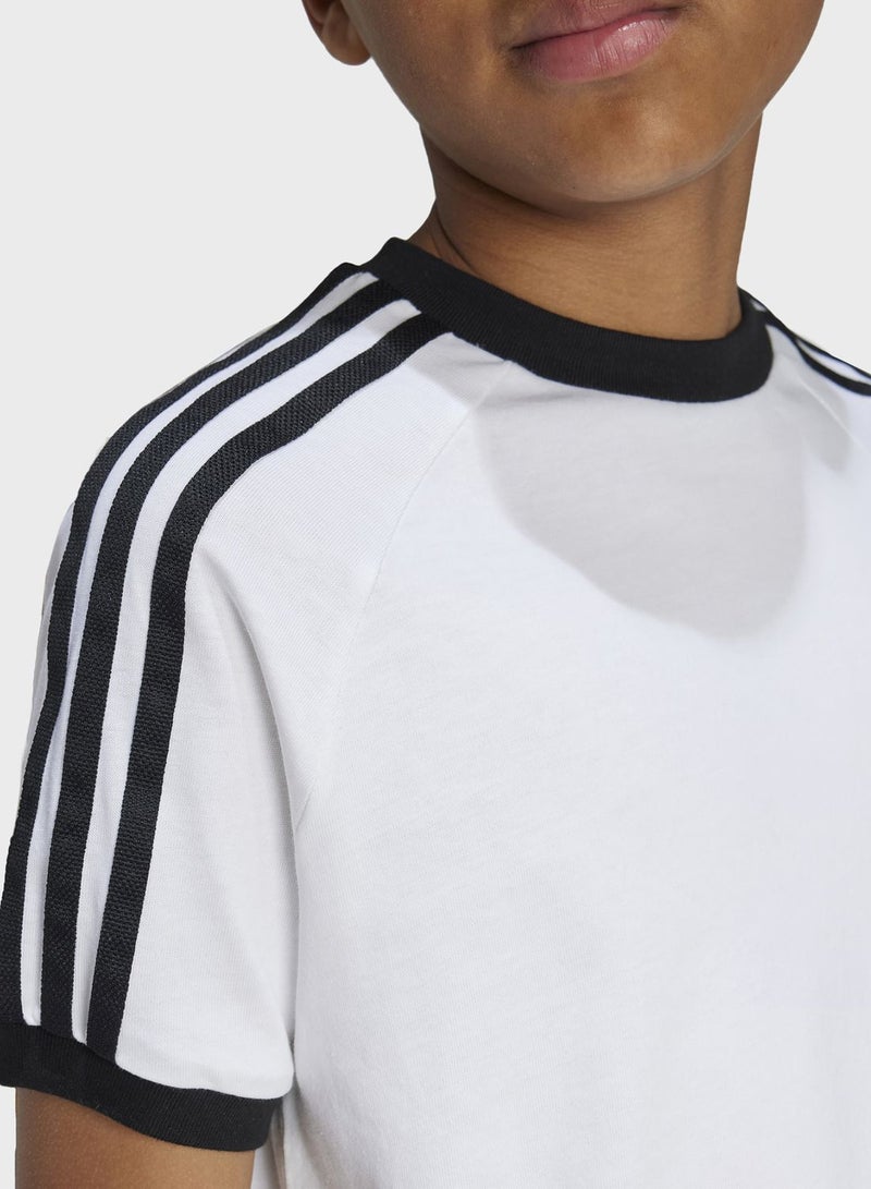 Youth 3 Stripes Logo T-Shirt