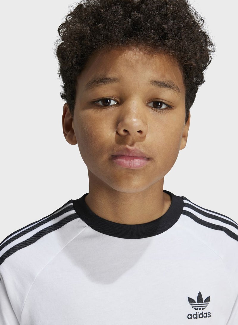 Youth 3 Stripes Logo T-Shirt